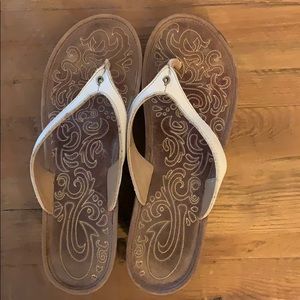 OluKai Platform Flip Flops